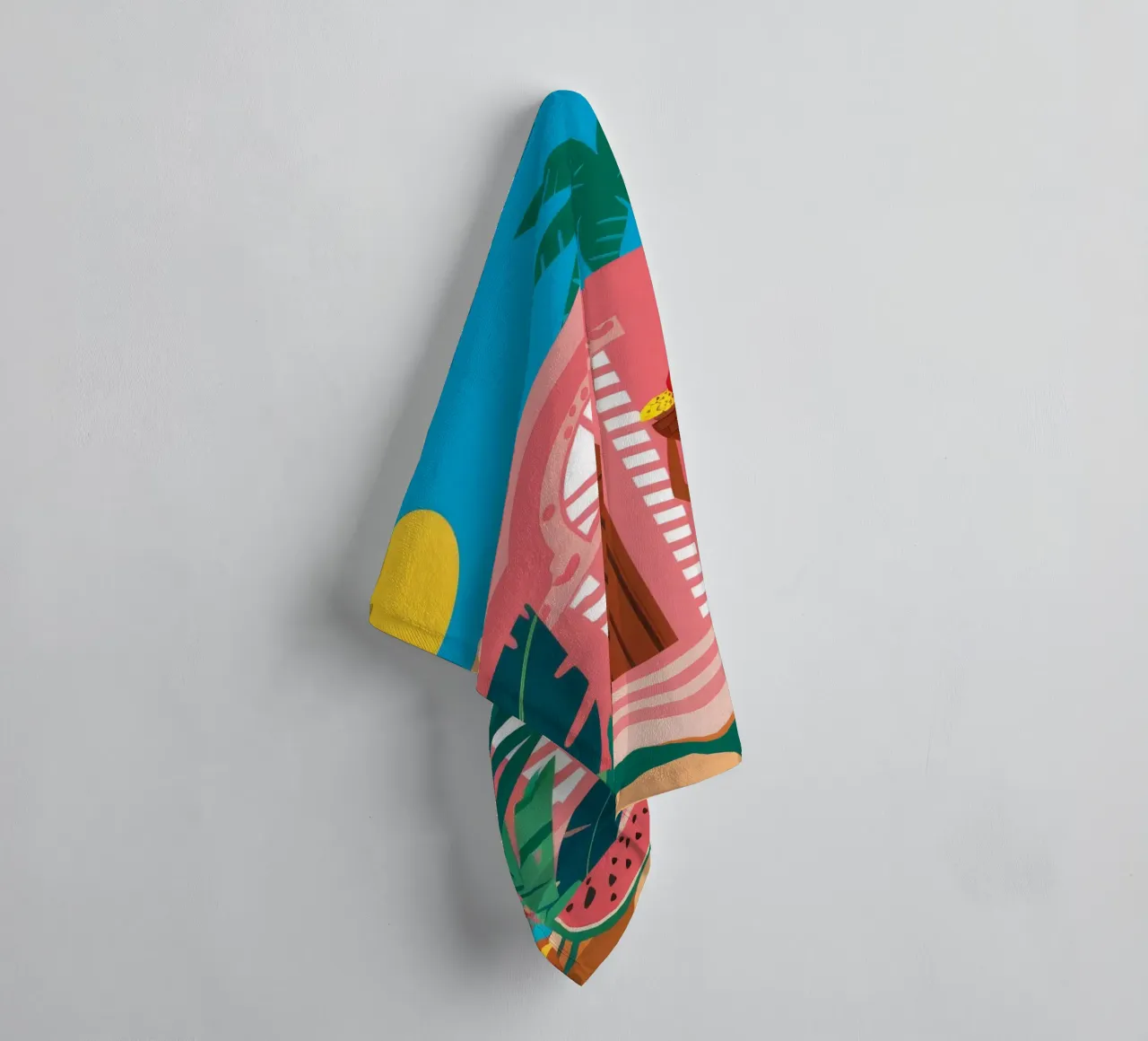 Beatitudine tropicale ad arco asciugamano da bagno da Chroma Haven