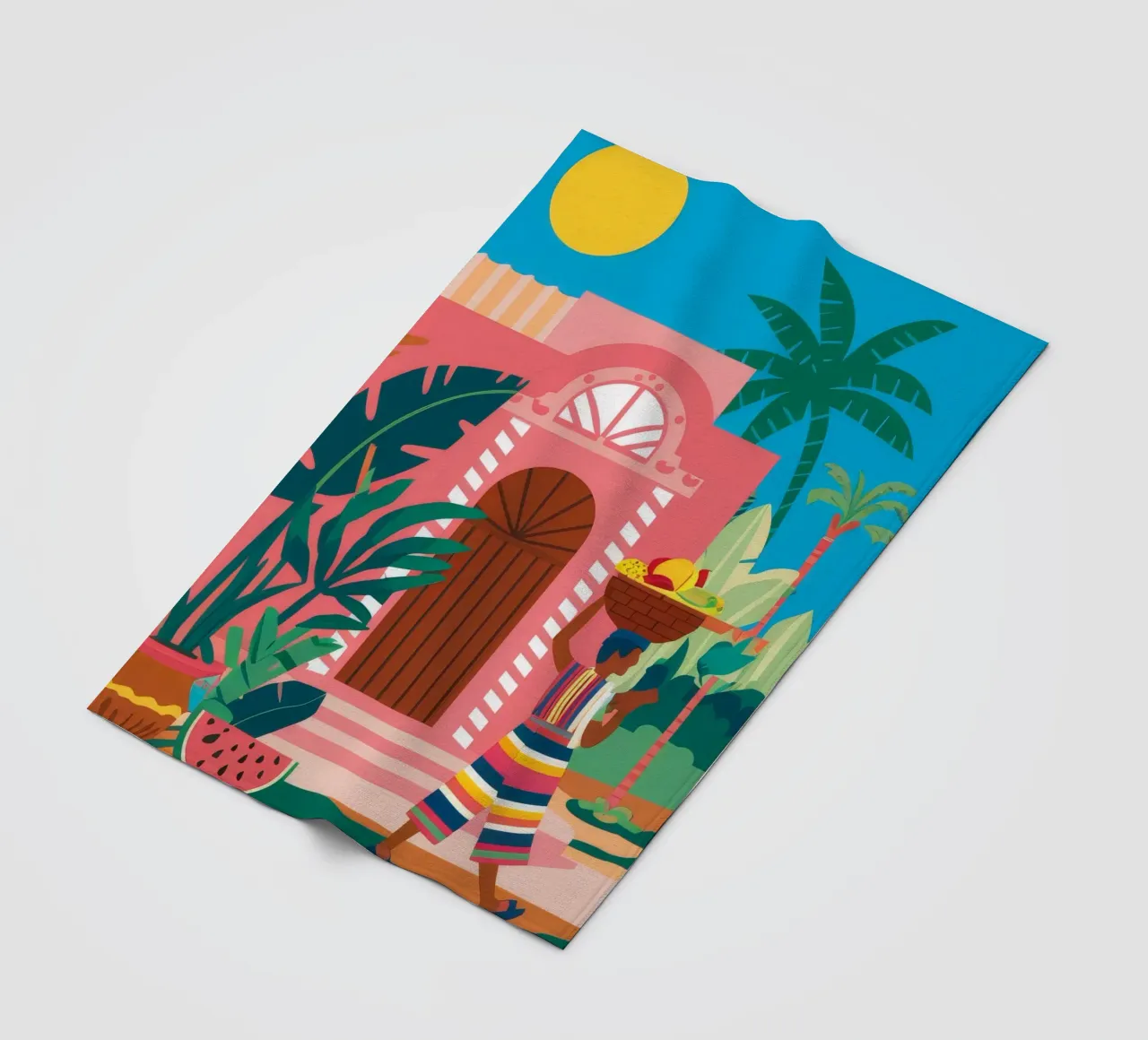 Beatitudine tropicale ad arco coperta in pile da Chroma Haven