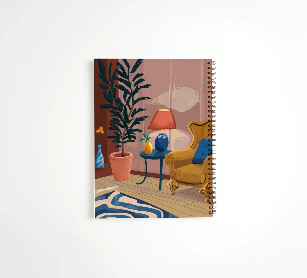 Bohemian Evening Glow spiral notebook by Stone Patina
