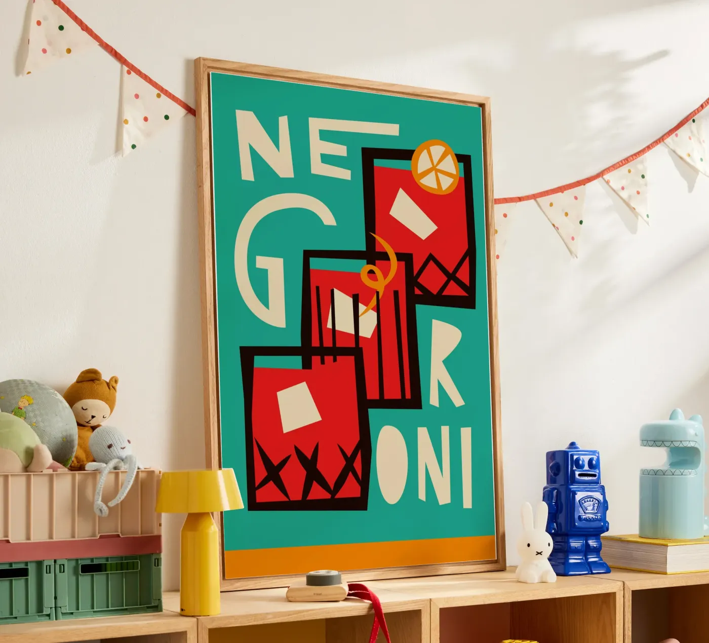 Negroni Cocktail plexiglass da Fox & Velvet