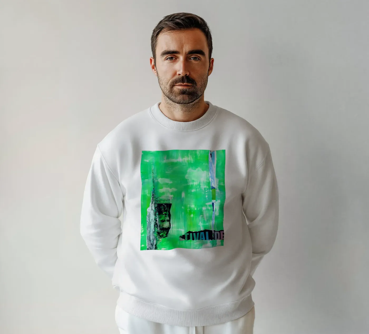 Translucent No1 sweatshirt van PeHa - ART