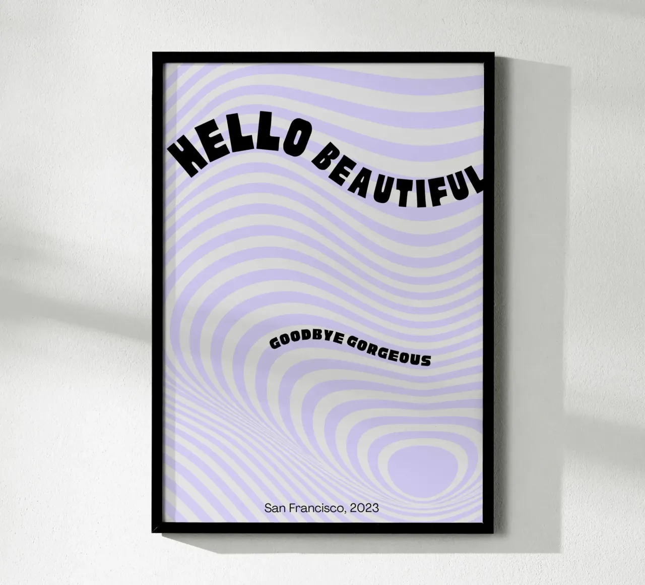 If you're going to San Franciscooo... Hello & goodbye poster da Roamance Studio