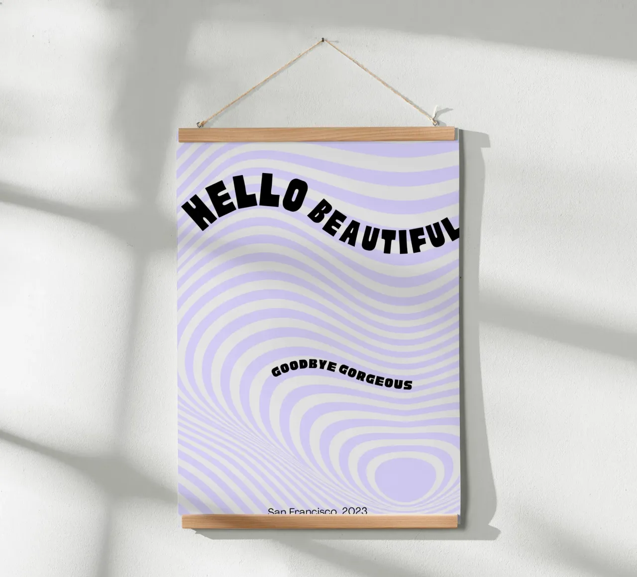 If you're going to San Franciscooo... Hello & goodbye poster da Roamance Studio