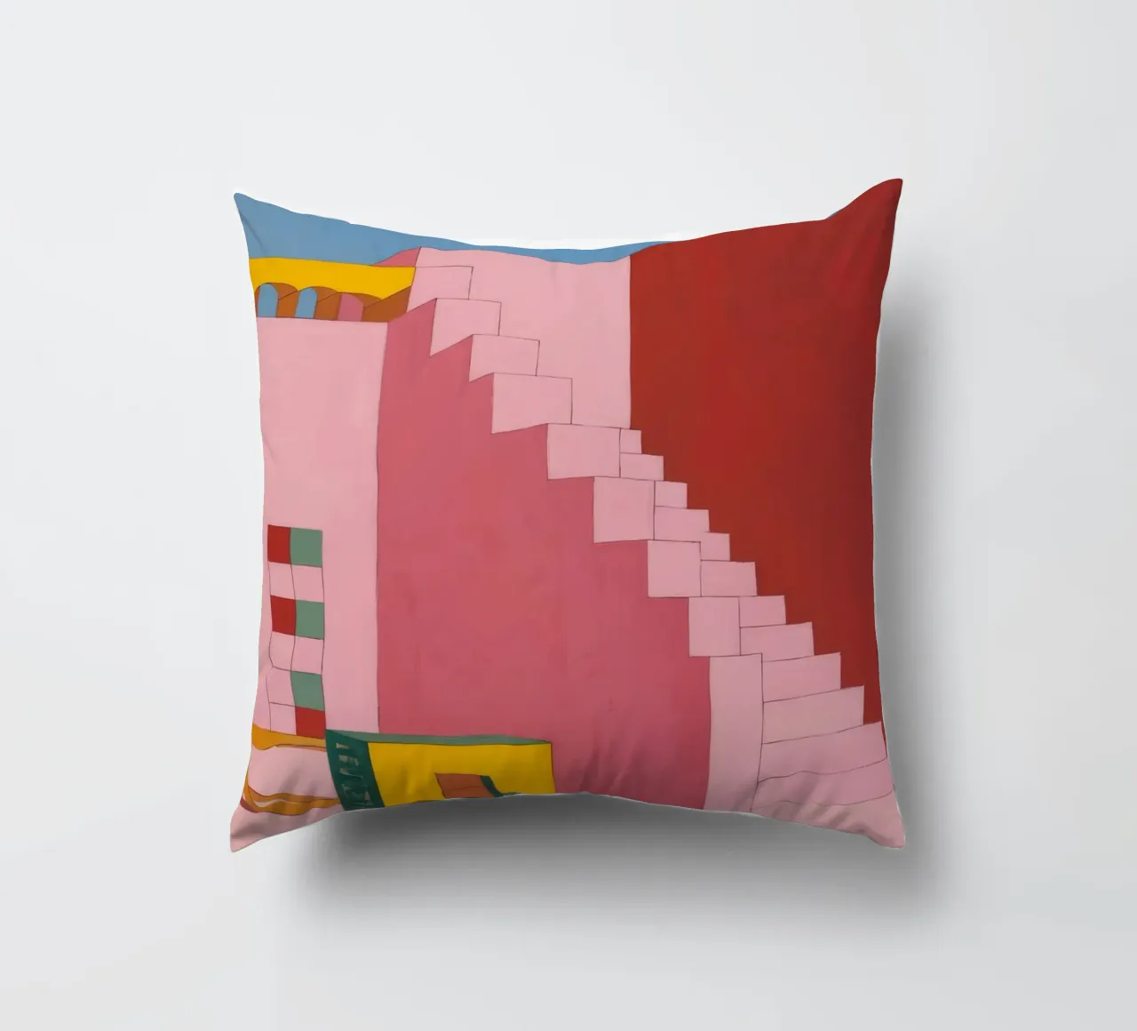 Scala cremisi Zenith cuscino da Stone Patina