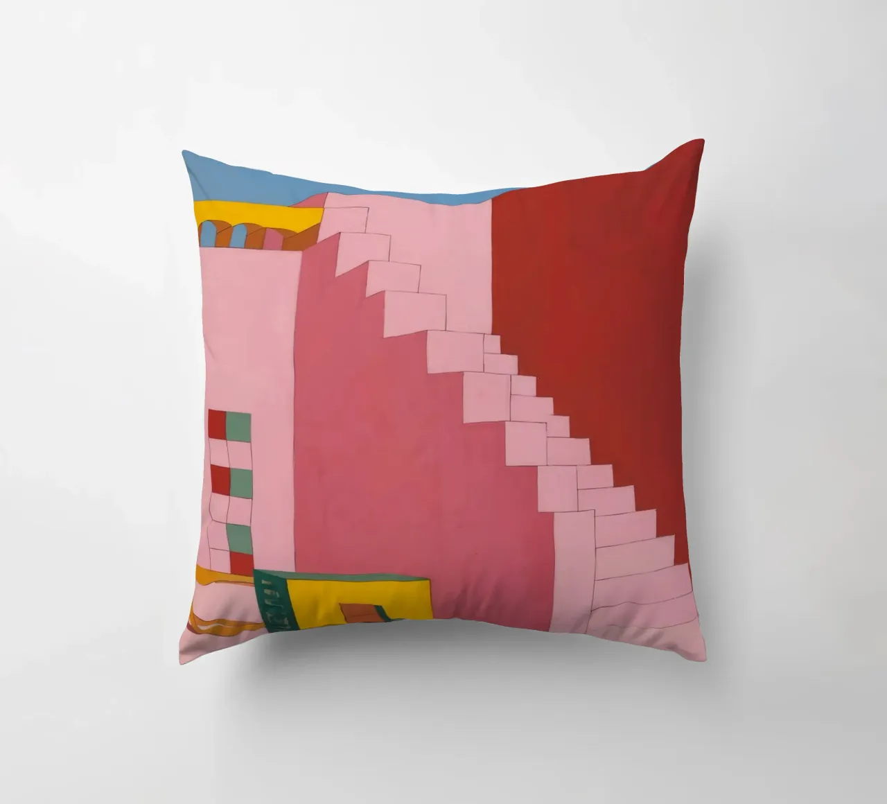 Scala cremisi Zenith cuscino da Stone Patina