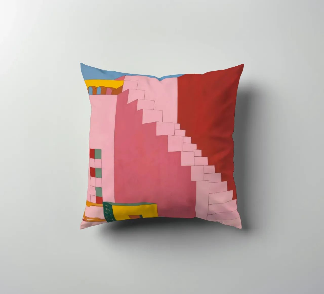 Scala cremisi Zenith cuscino da Stone Patina