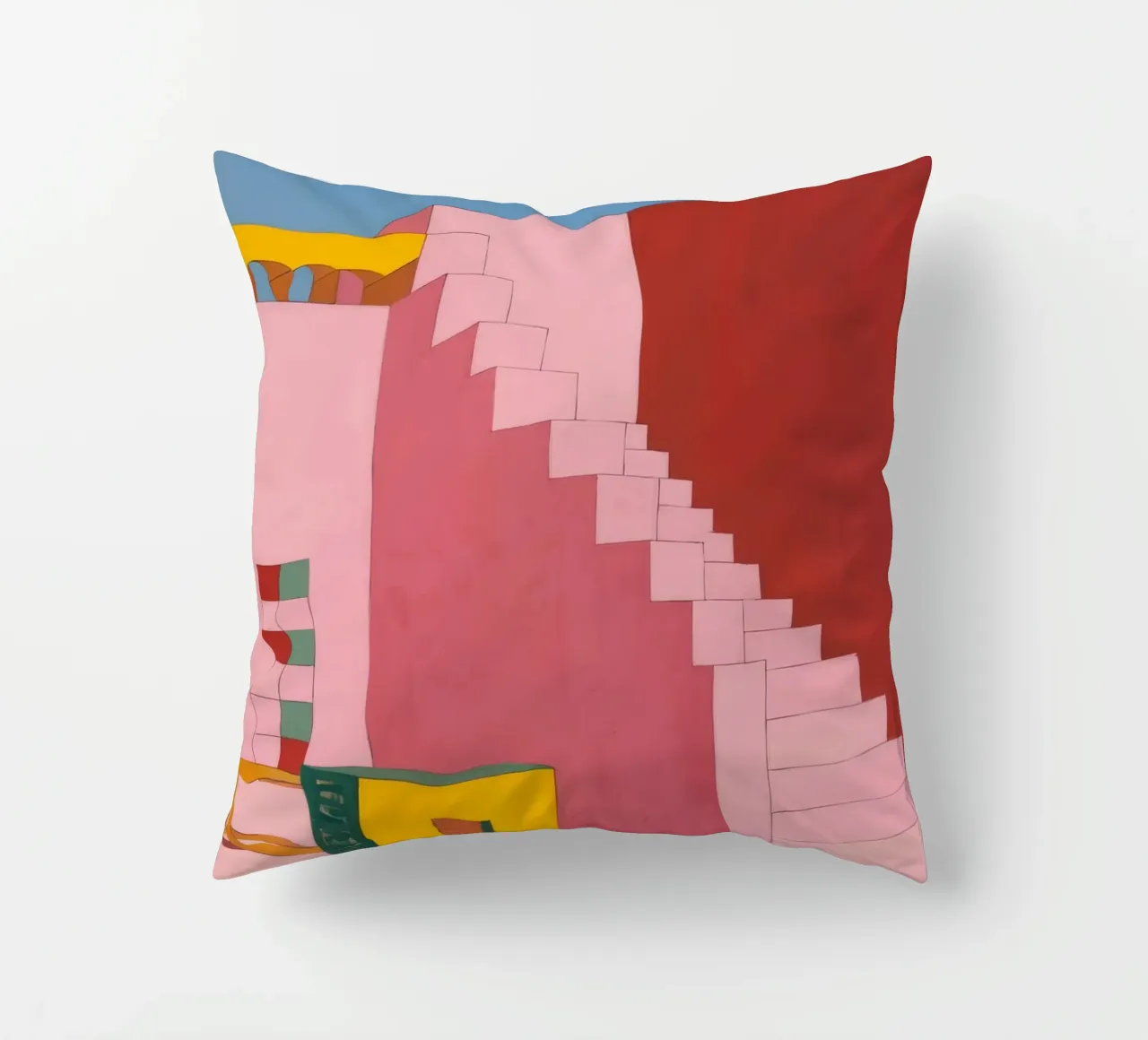 Scala cremisi Zenith cuscino da Stone Patina