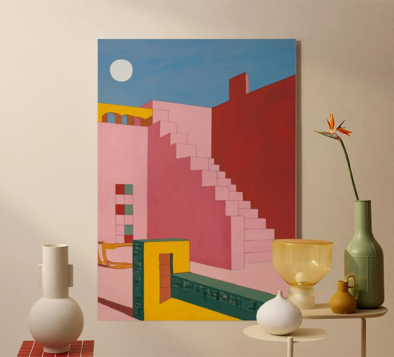 Scala cremisi Zenith plexiglass da Stone Patina