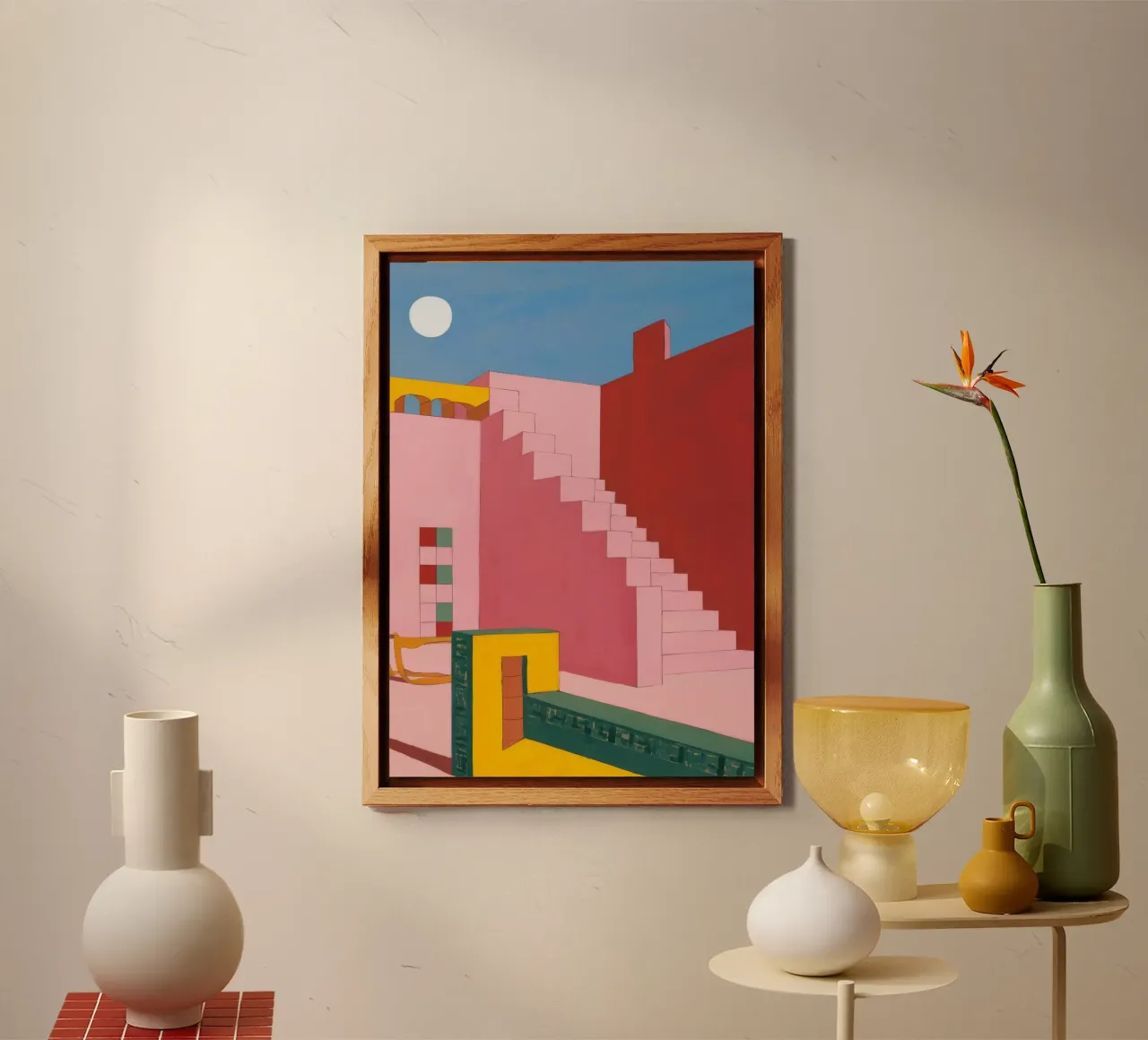 Scala cremisi Zenith alluminio dibond da Stone Patina