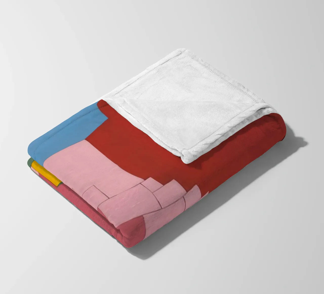 Scala cremisi Zenith coperta in pile da Stone Patina