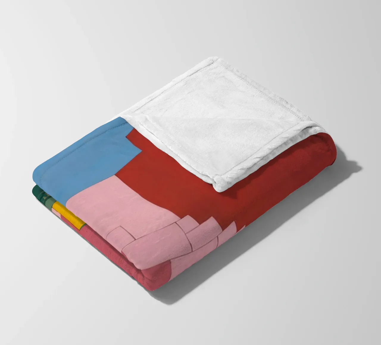 Scala cremisi Zenith coperta in pile da Stone Patina