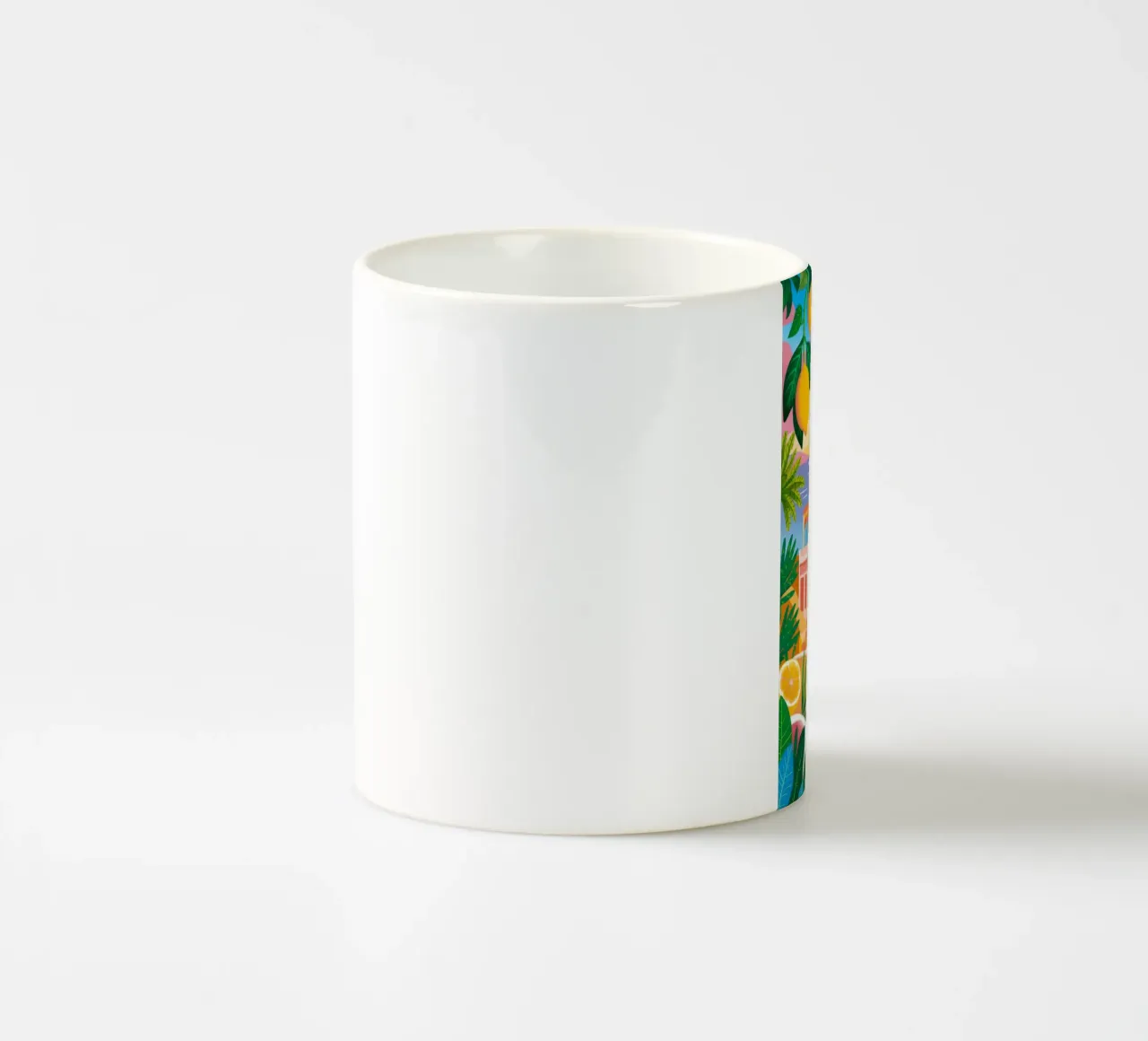 Corsie liriche al limone tazza in ceramica da Chroma Haven