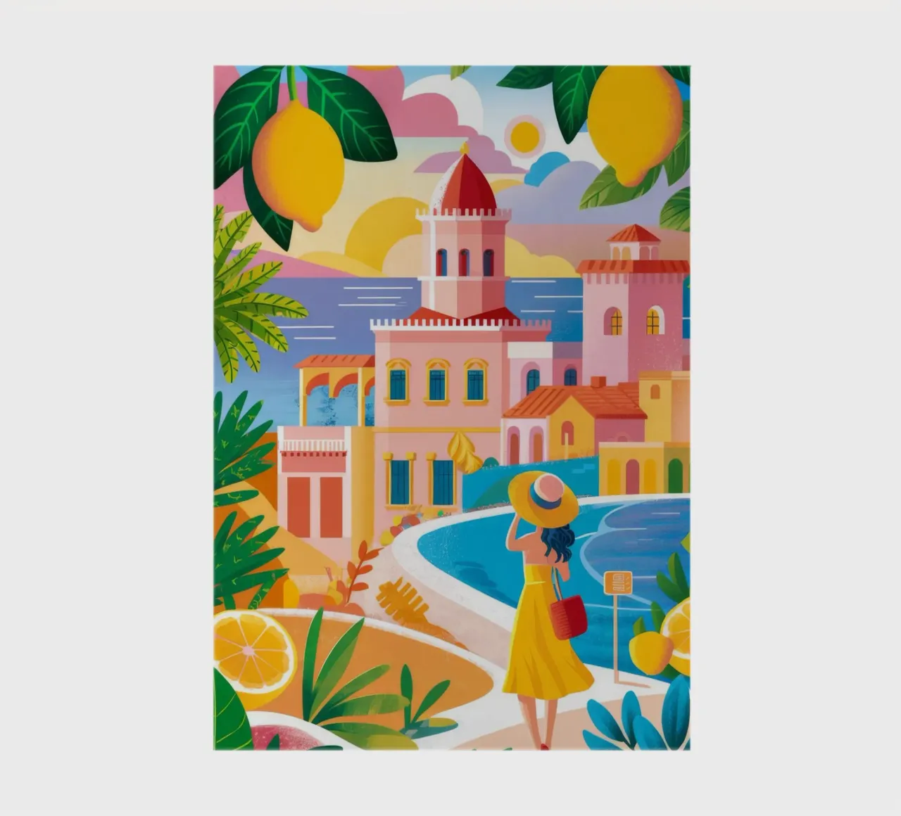 Lyrical Lemon Lanes notebook by Chroma Haven