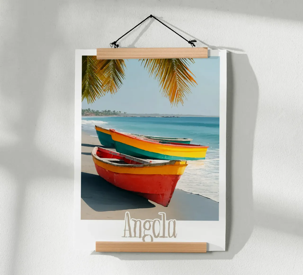 Affiche Angola poster con telaio in alluminio da Frame the World