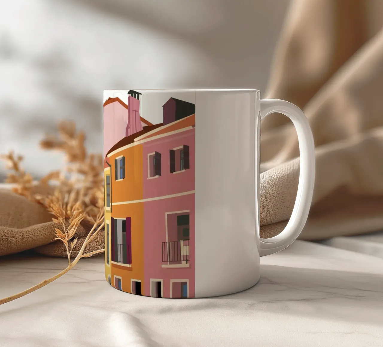 Tinte pastello per i tetti tazza in ceramica da Chroma Haven