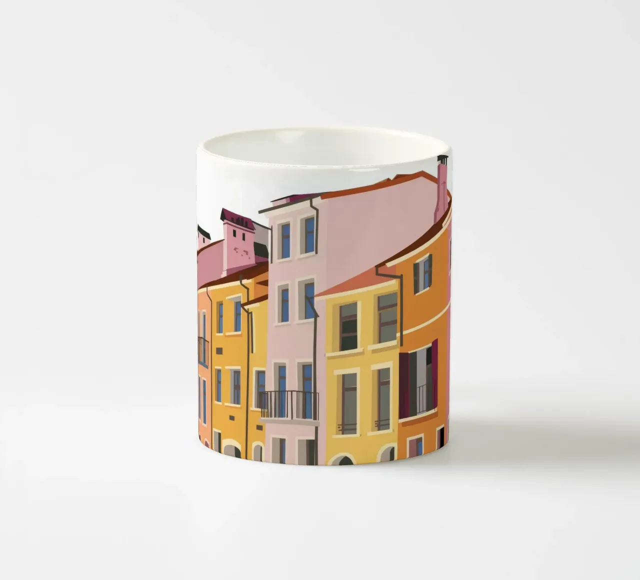 Tinte pastello per i tetti tazza in ceramica da Chroma Haven