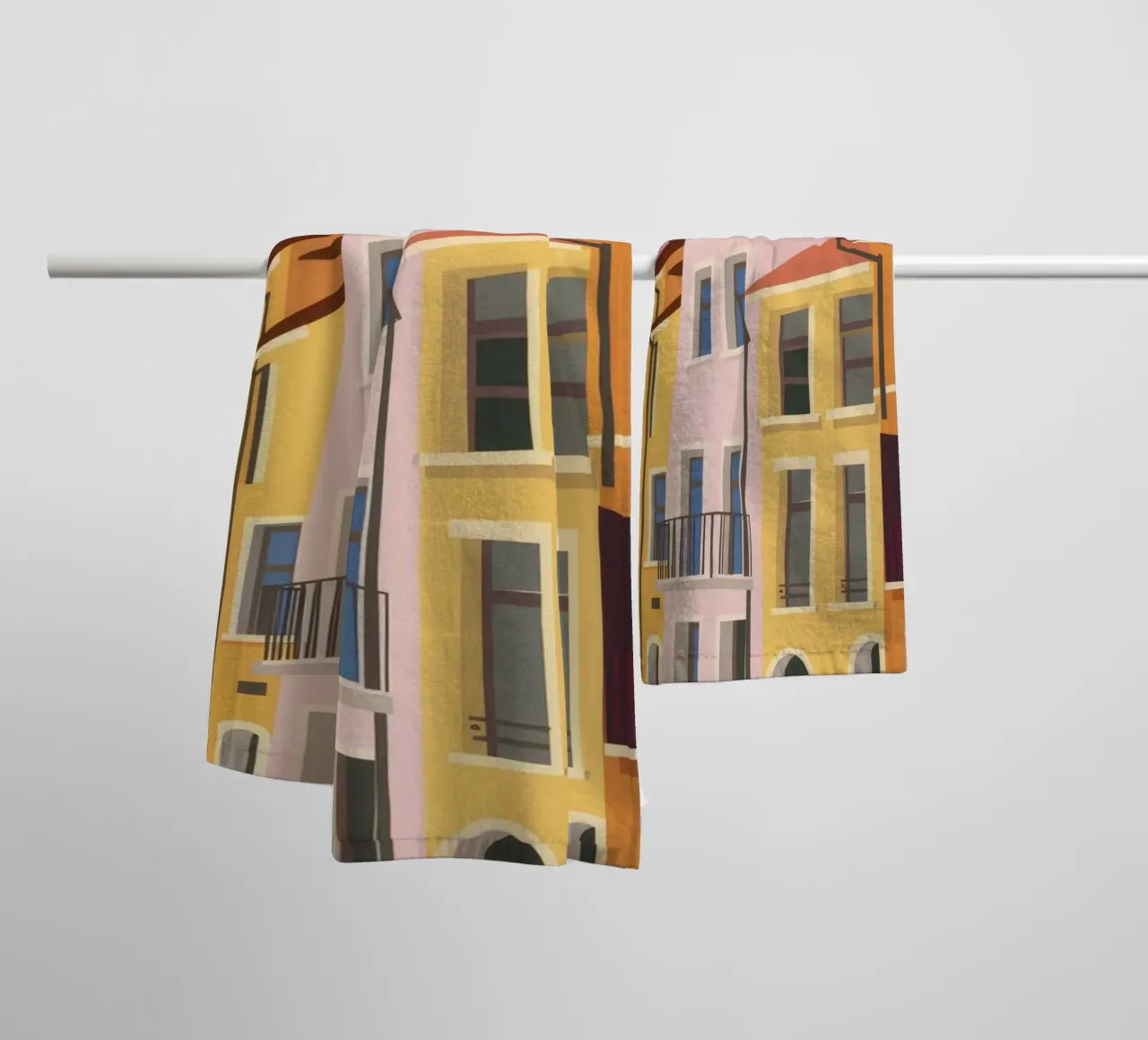 Tinte pastello per i tetti asciugamano da bagno da Chroma Haven