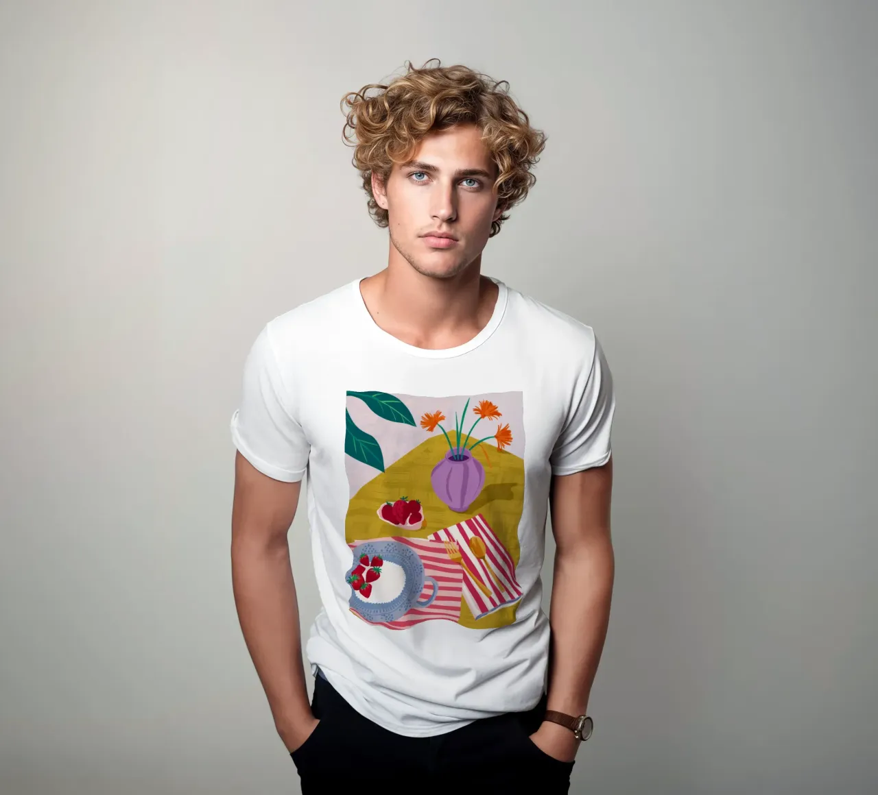 Picnic Piacere Quiete t-shirt da Chroma Haven