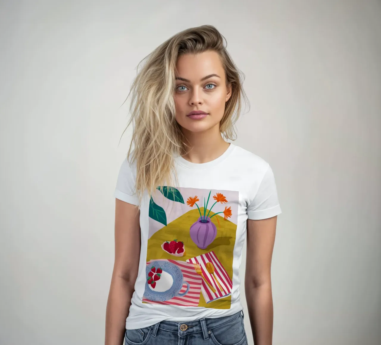 Picnic Piacere Quiete t-shirt da donna da Chroma Haven