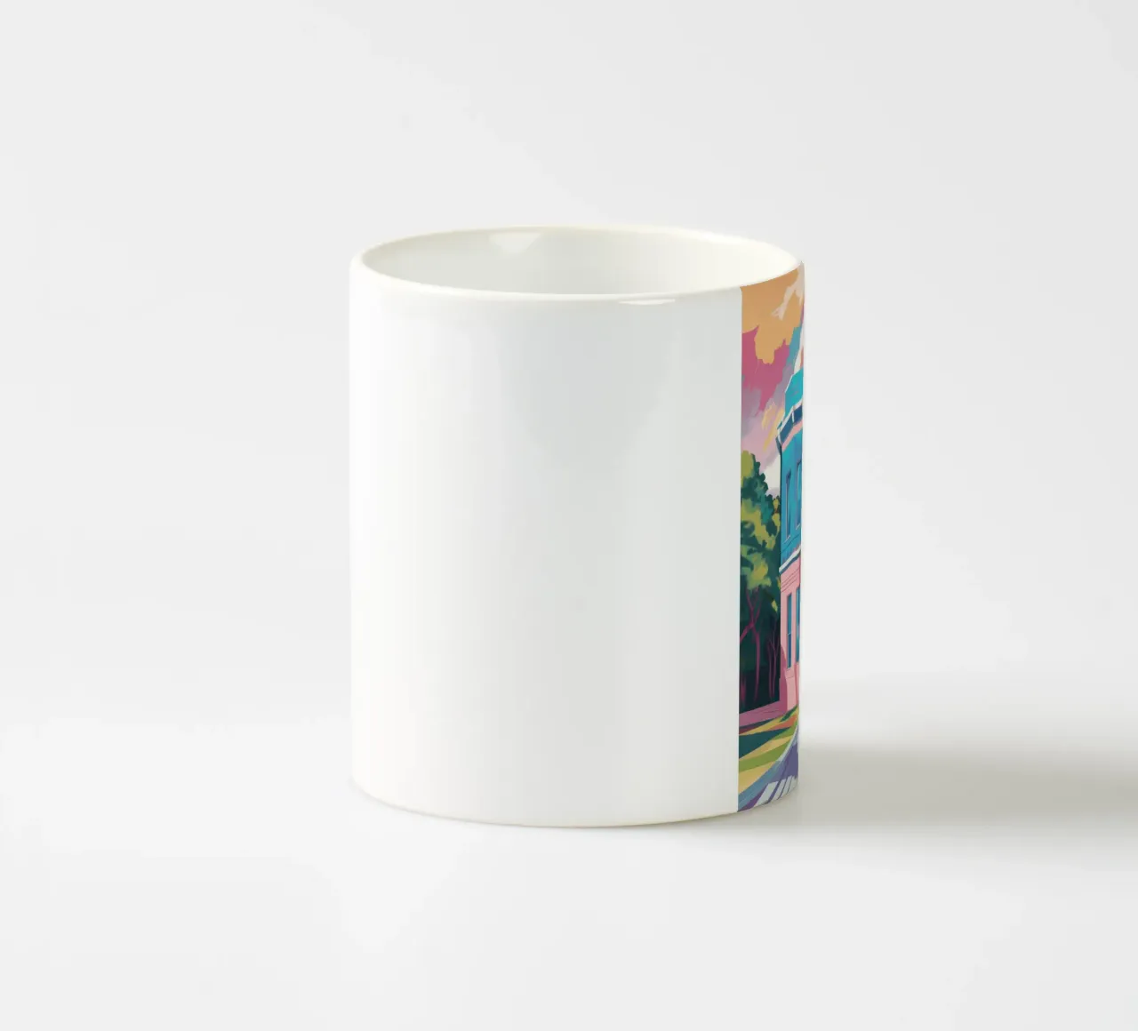 Sogno architettonico crepuscolare tazza in ceramica da Chroma Haven