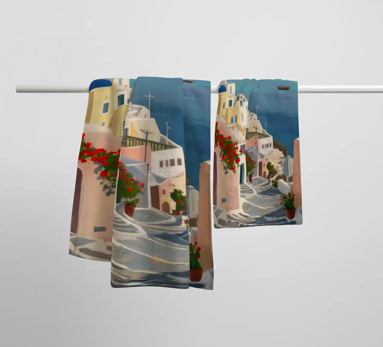 Aegean Whitewashed Dreams towel by Chroma Haven