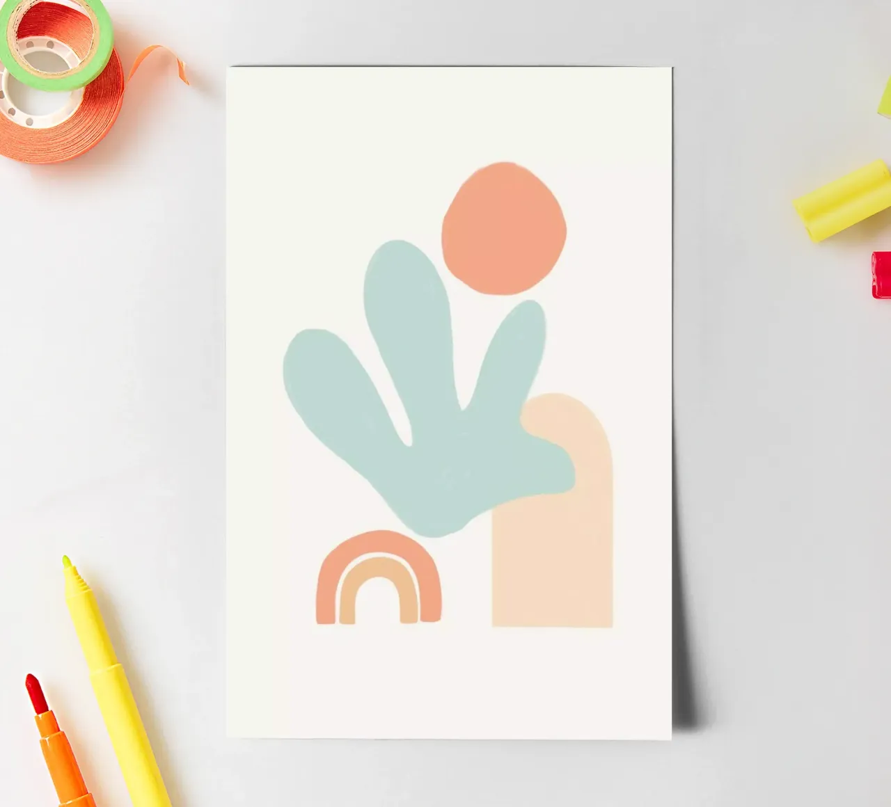 Boho Mint sticker sheet by Mottos by Sinan Saydik