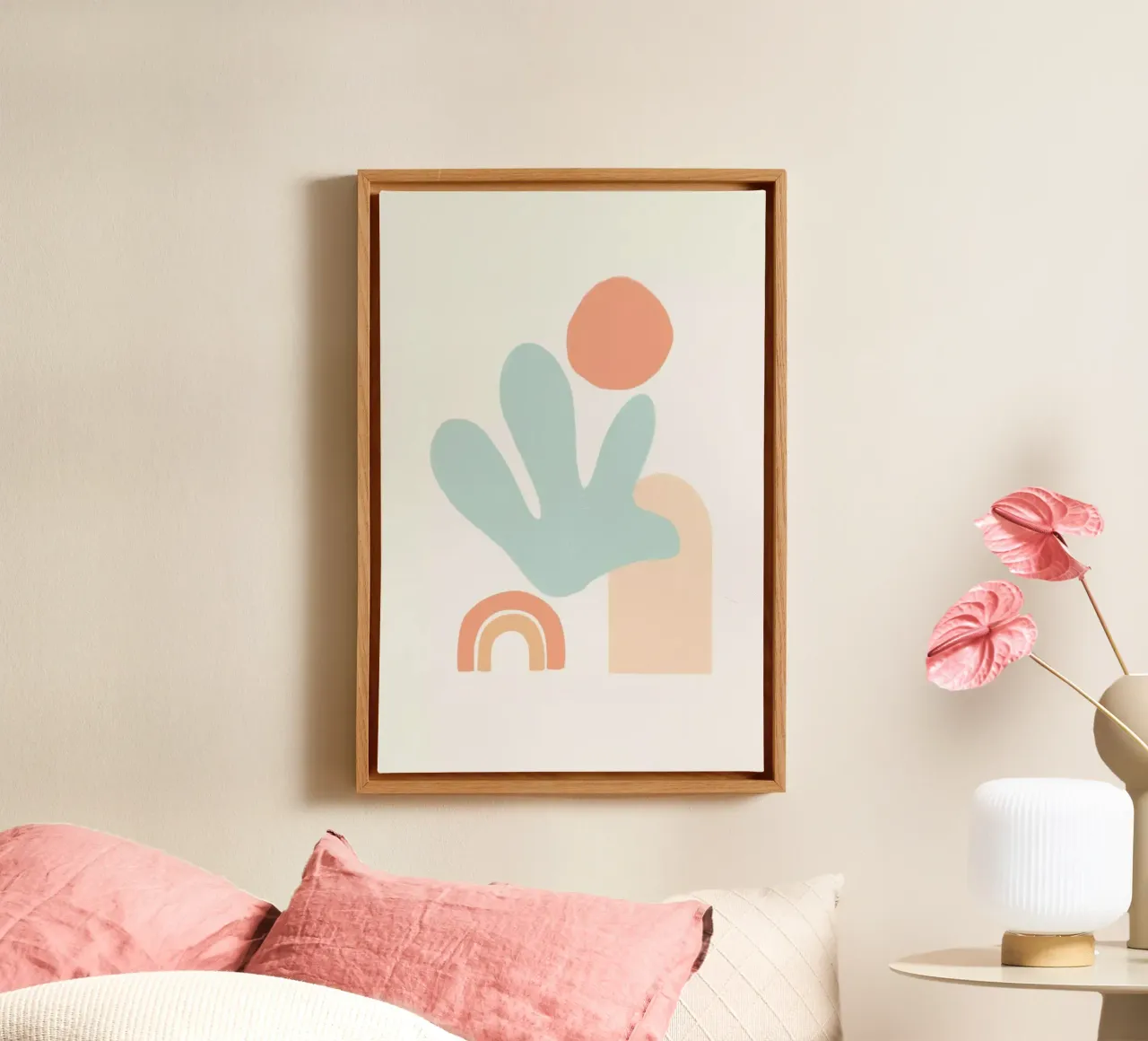 Boho Mint tela da Mottos by Sinan Saydik