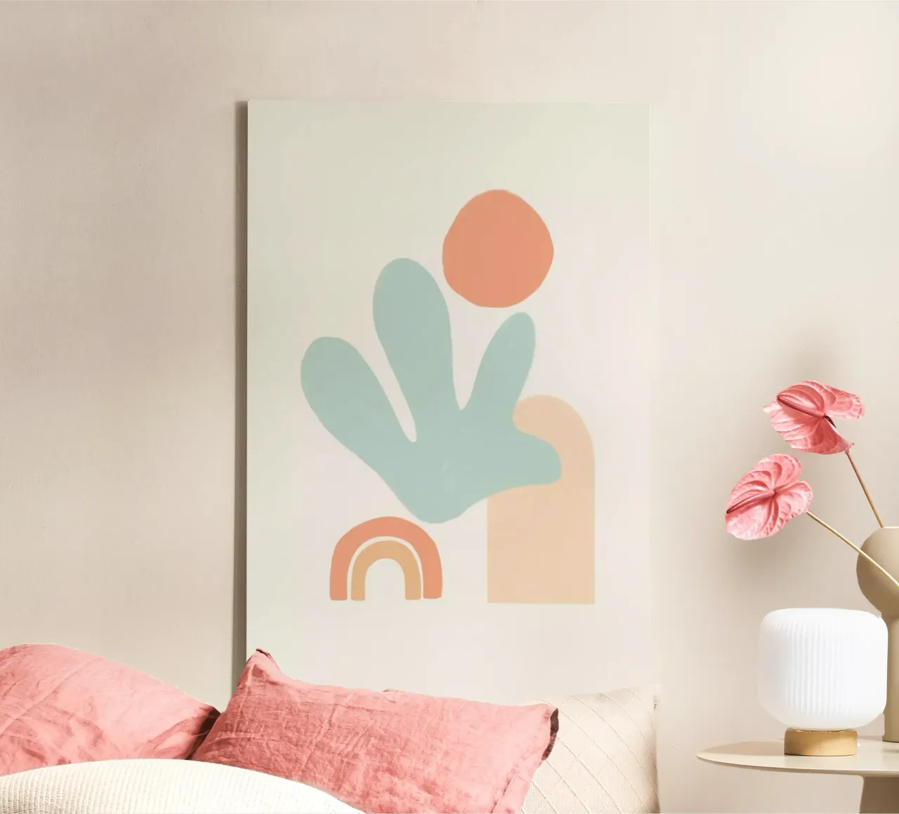 Boho Mint tela da Mottos by Sinan Saydik