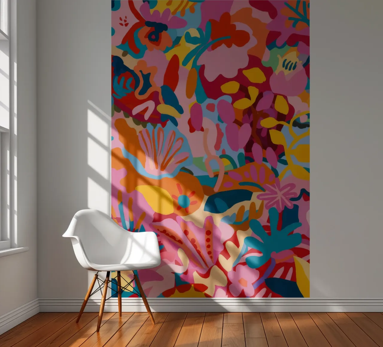 Abstract Floral Fusion photo wallpaper by Chroma Haven