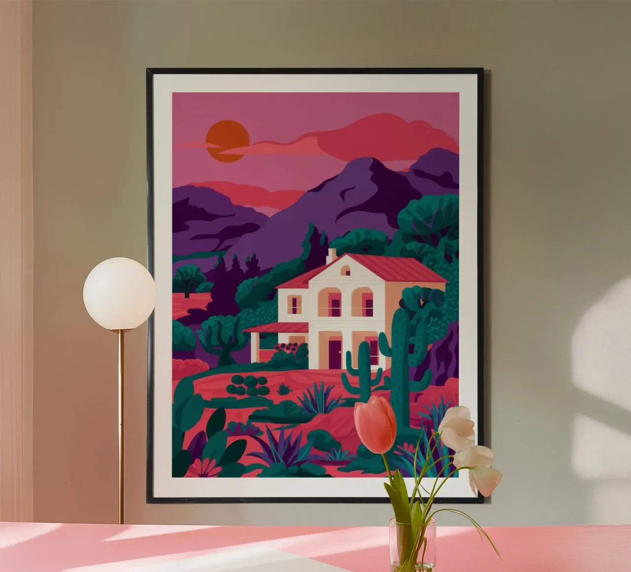 Twilight Villa Serenity poster da Chroma Haven