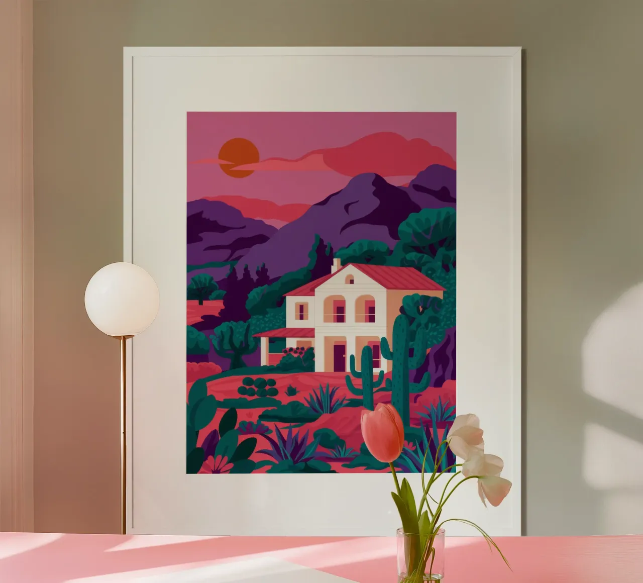 Twilight Villa Serenity poster da Chroma Haven
