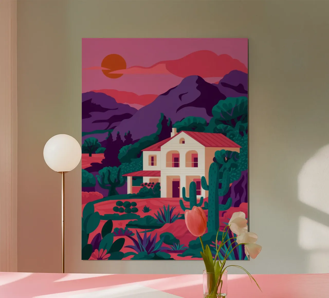 Twilight Villa Serenity poster da Chroma Haven