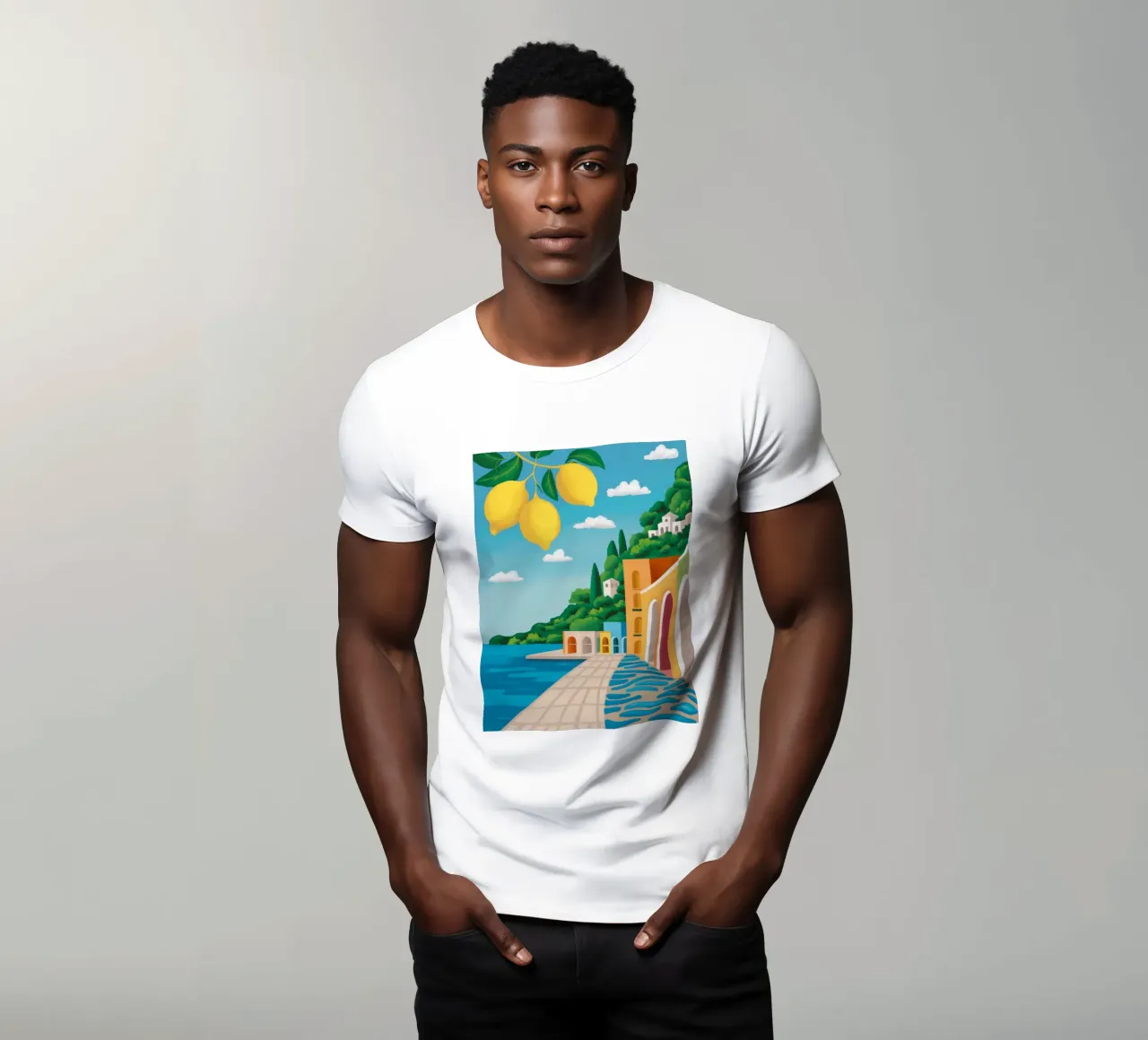 Lemon Grove Coastal Path t-shirt by Chroma Haven