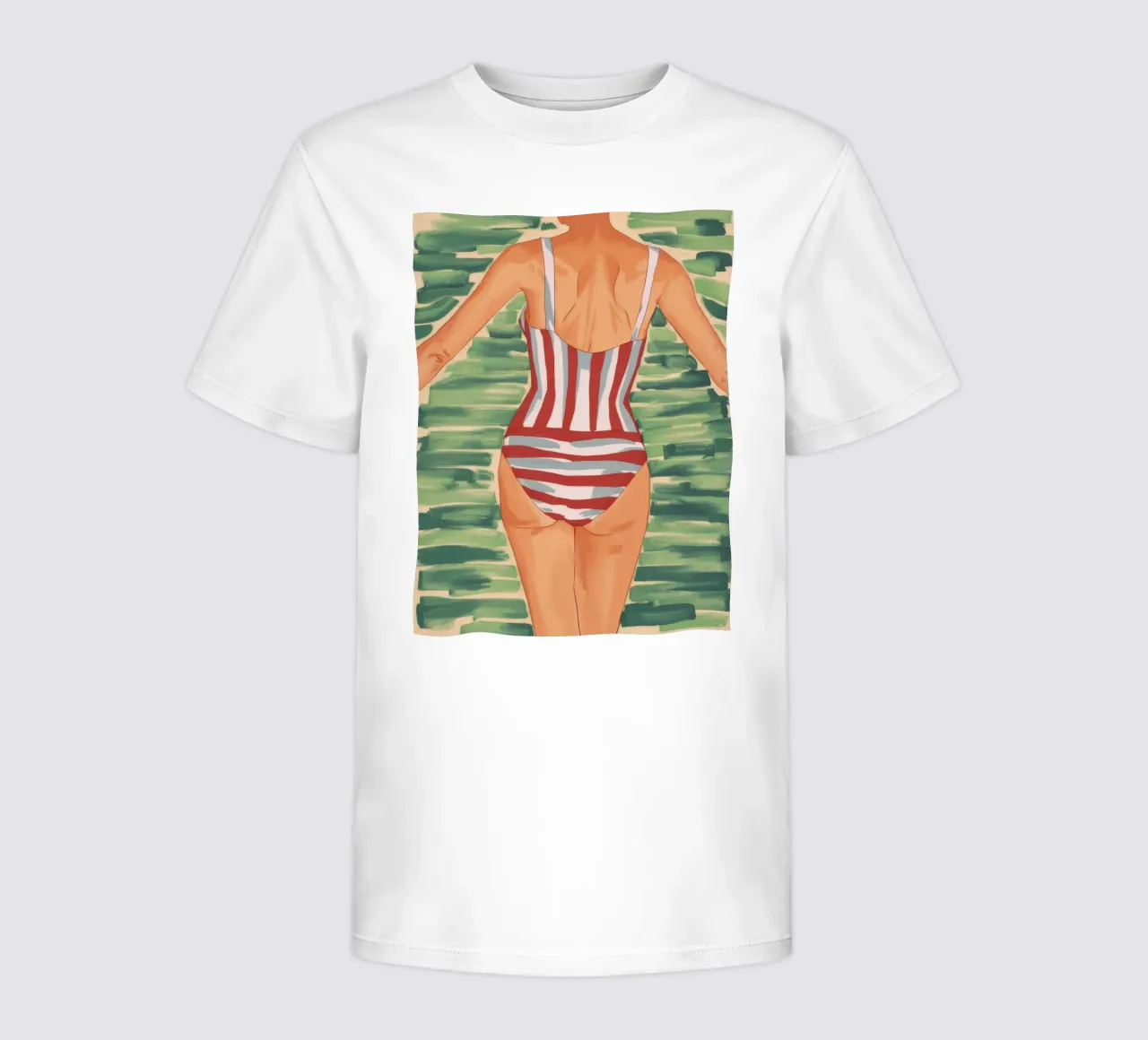 Retro Seaside Jaunt kids t-shirt by Chroma Haven