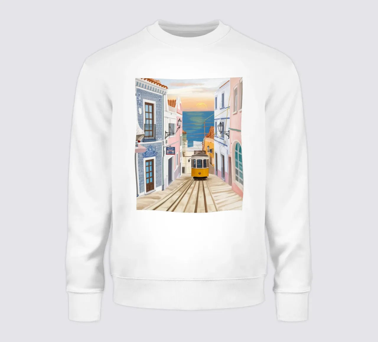 Tramreis Lissabon sweatshirt van Chroma Haven