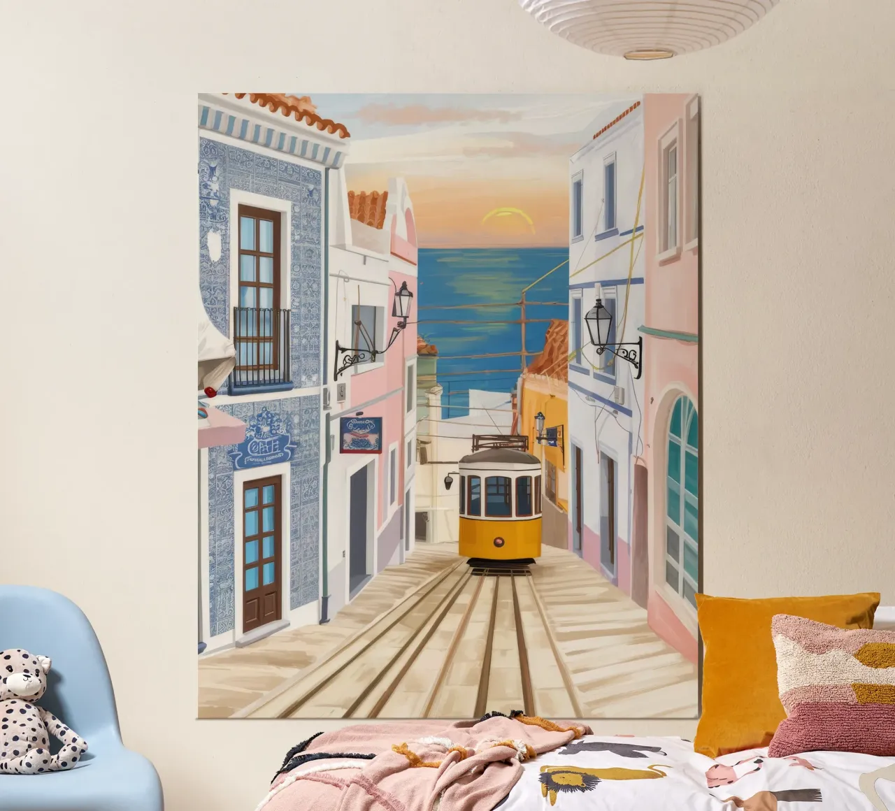 Viaggio in tram a Lisbona poster da Chroma Haven