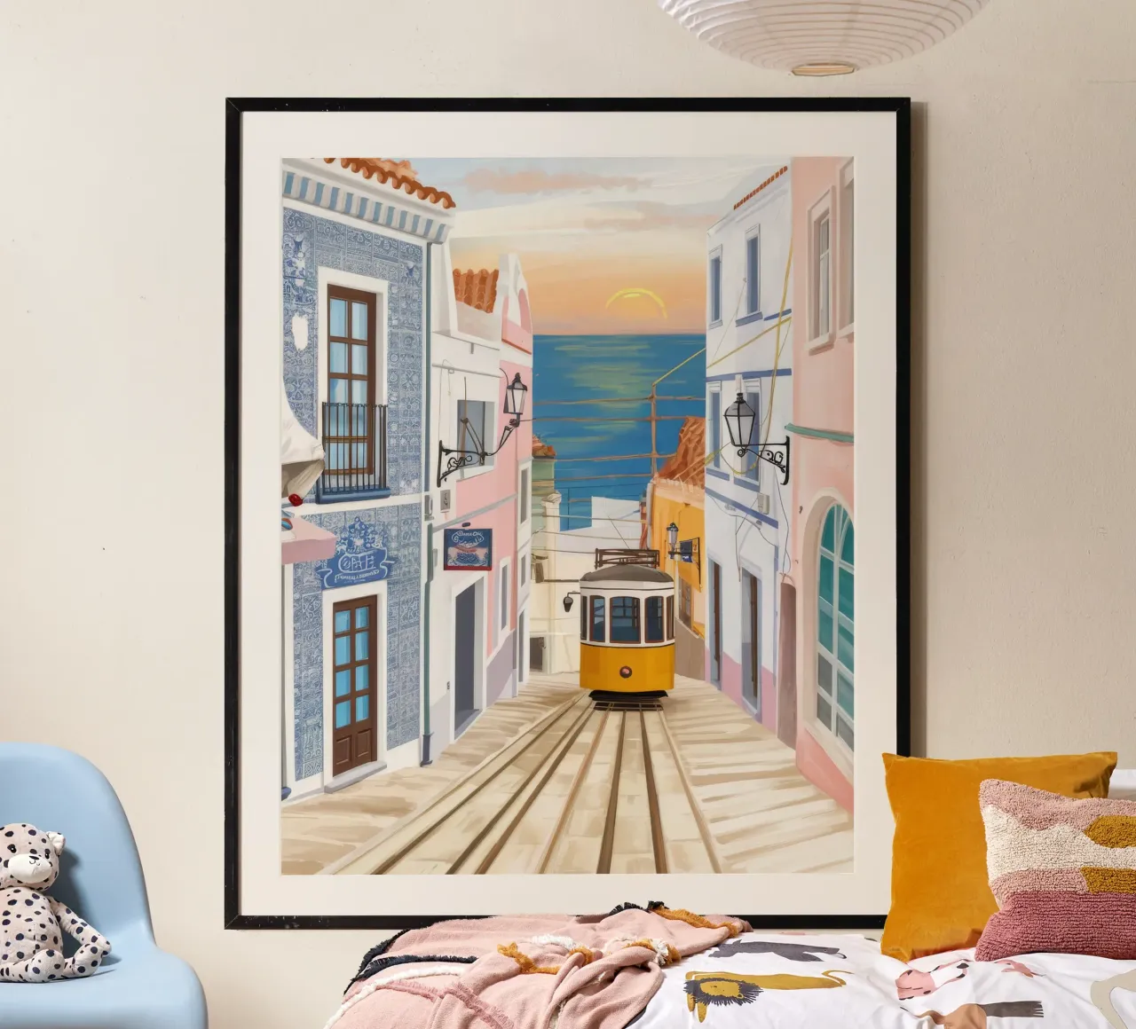 Viaggio in tram a Lisbona poster da Chroma Haven