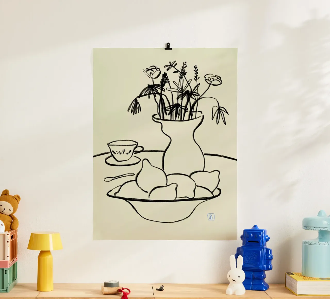Lemons And Flowers hahnemühle by Sandra Poliakov