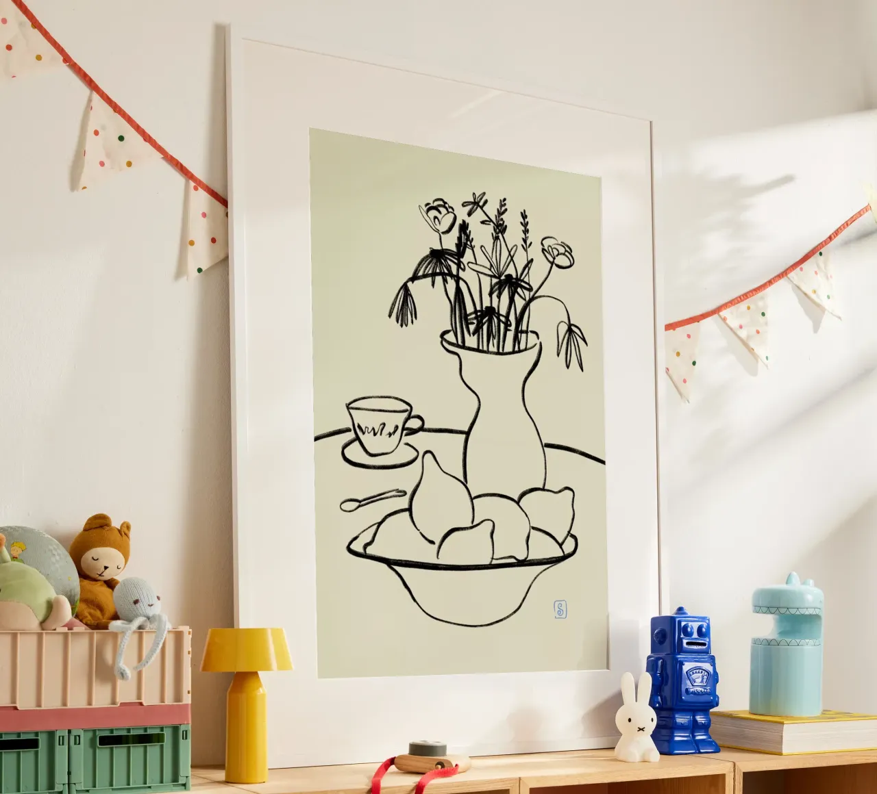 Lemons And Flowers hahnemühle by Sandra Poliakov