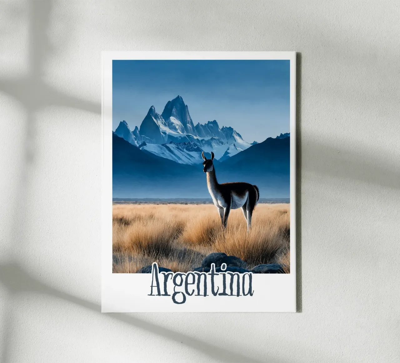 Affiche Argentine tela con Cornice a cassetta da Frame the World