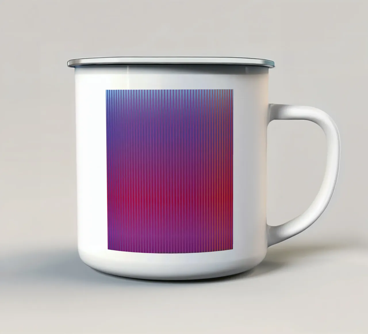 Lines taza de esmalte de Flo Klein