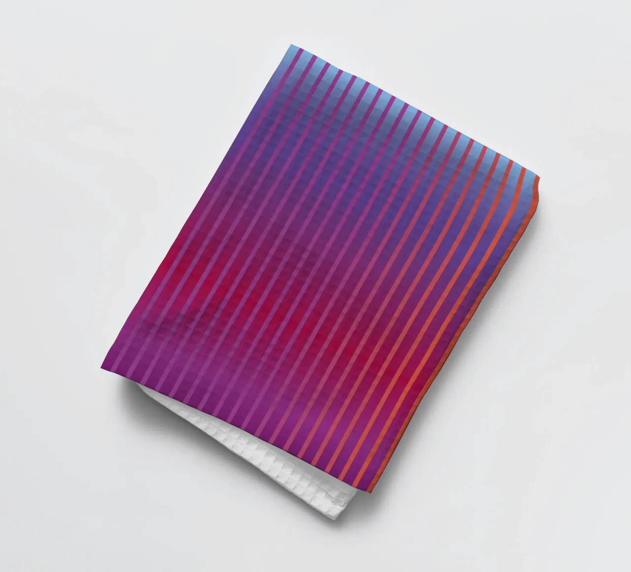 Lines tea towel by Flo Klein