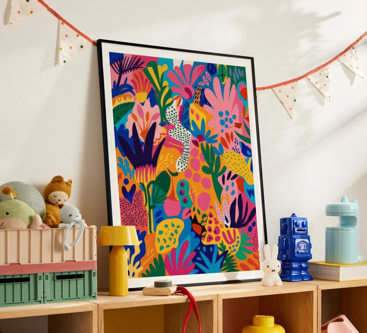 Jungle Rhapsody Exotica poster by Chroma Haven