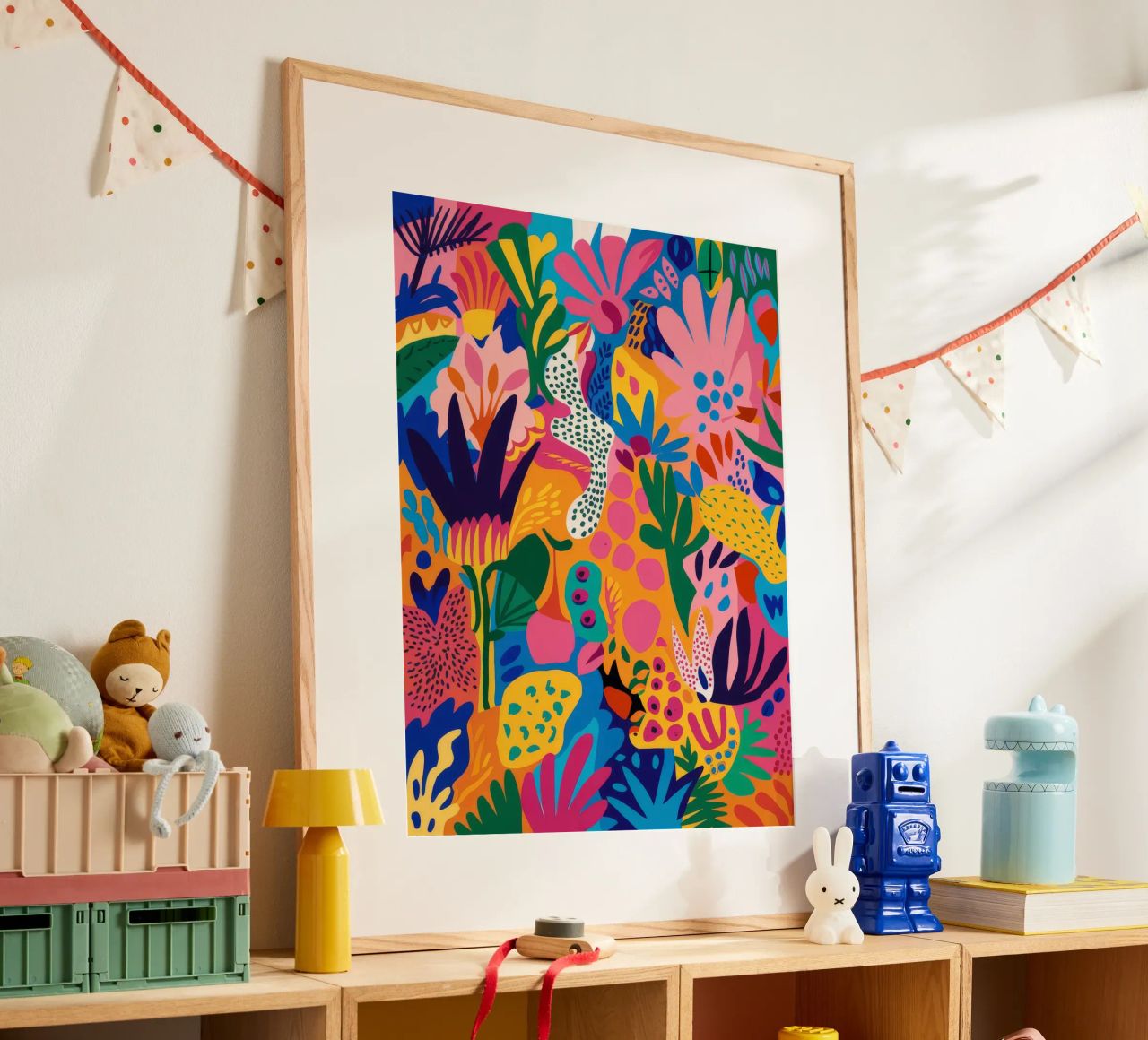 Jungle Rhapsody Exotica poster by Chroma Haven