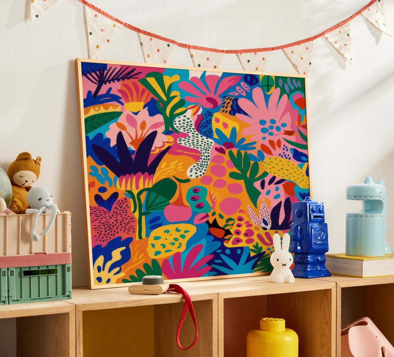 Jungle Rhapsody Exotica poster by Chroma Haven