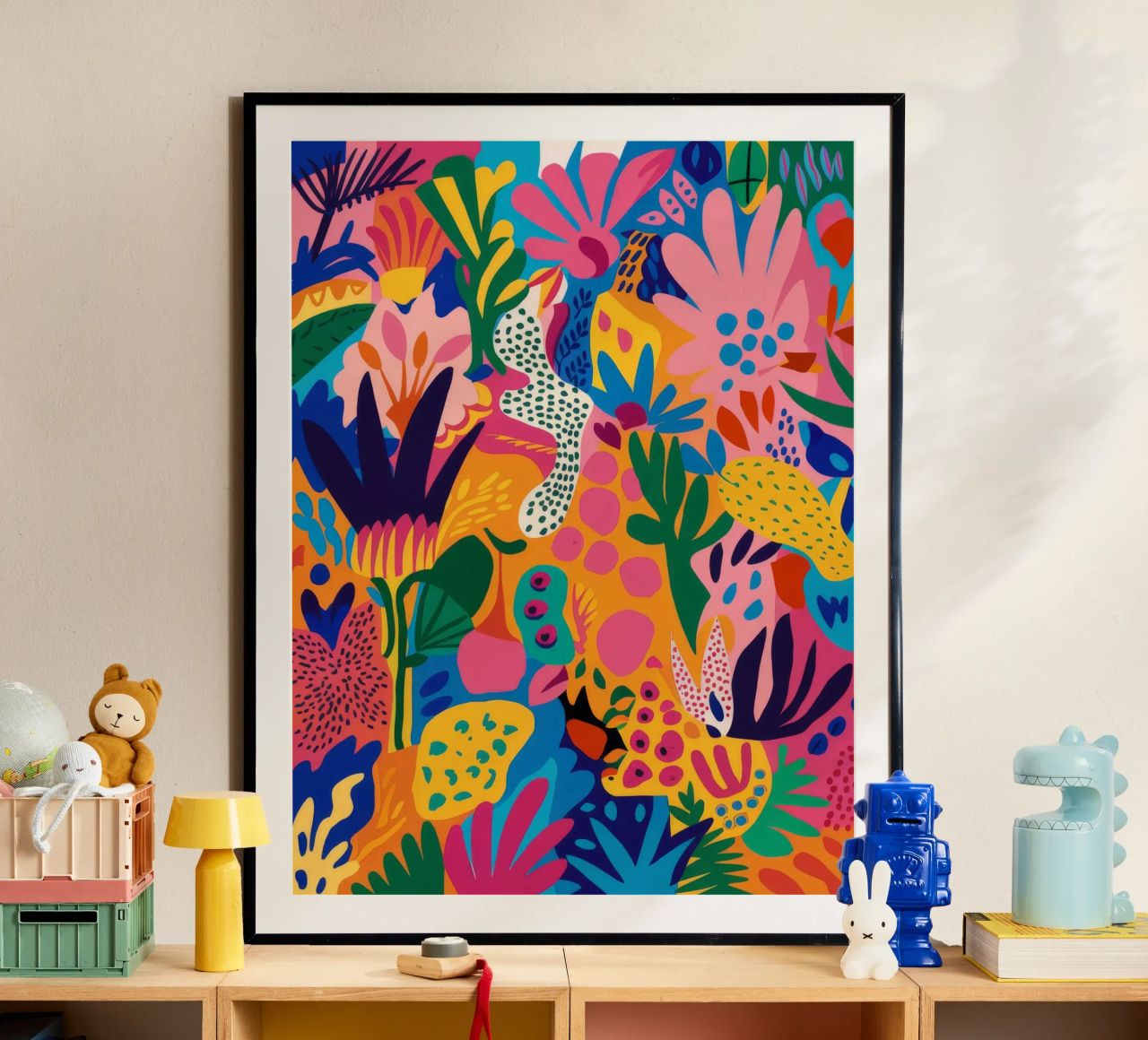 Jungle Rhapsody Exotica poster by Chroma Haven