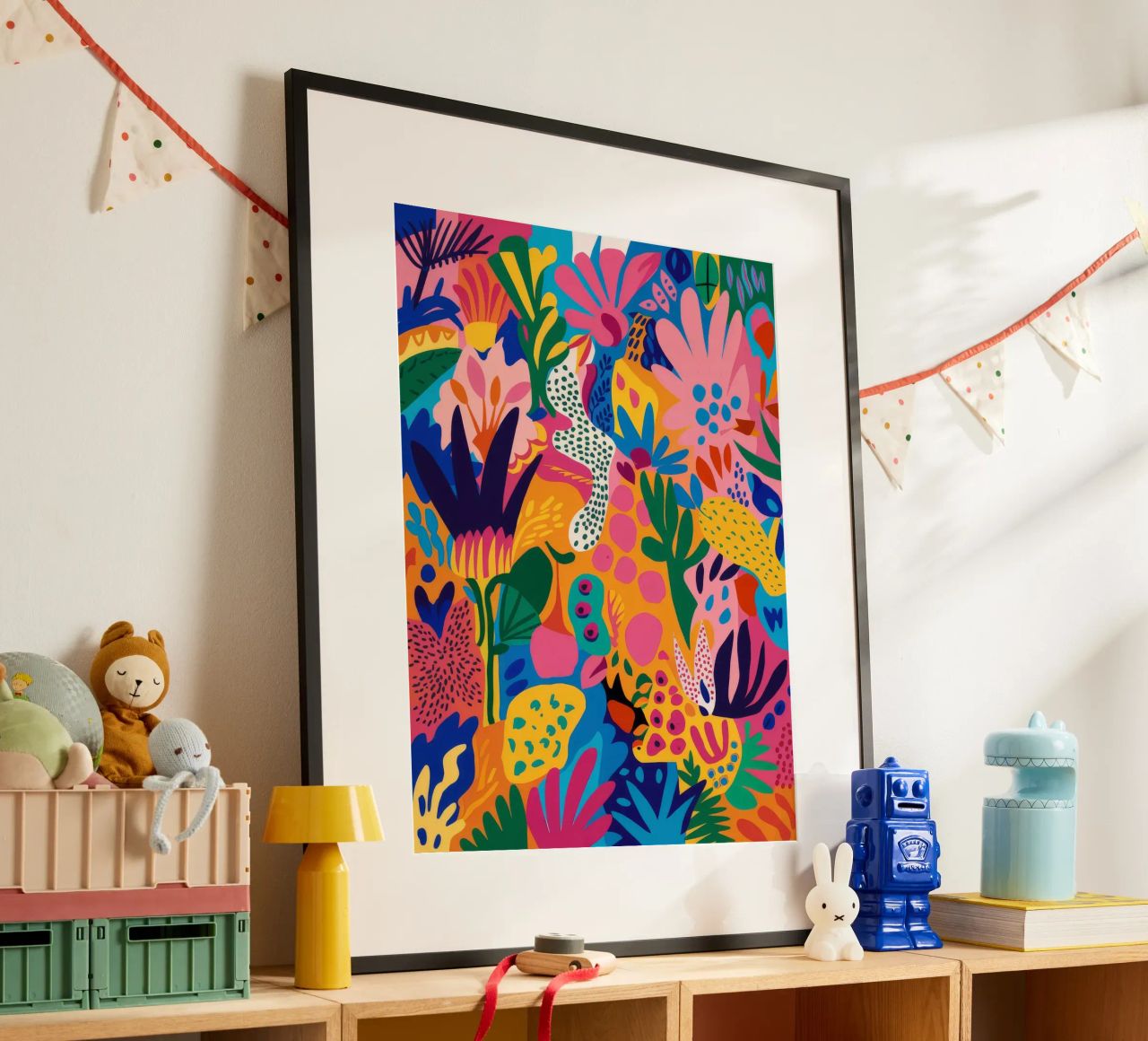 Jungle Rhapsody Exotica poster by Chroma Haven