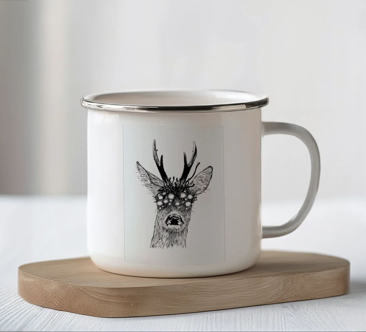 Pandemia 2 tazza in smalto da Noirt