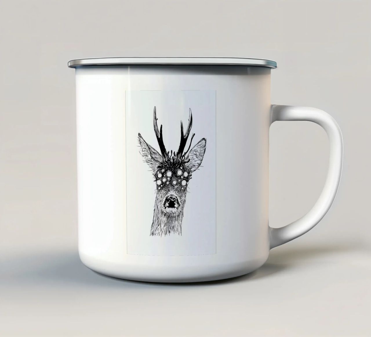 Pandemia 2 tazza in smalto da Noirt