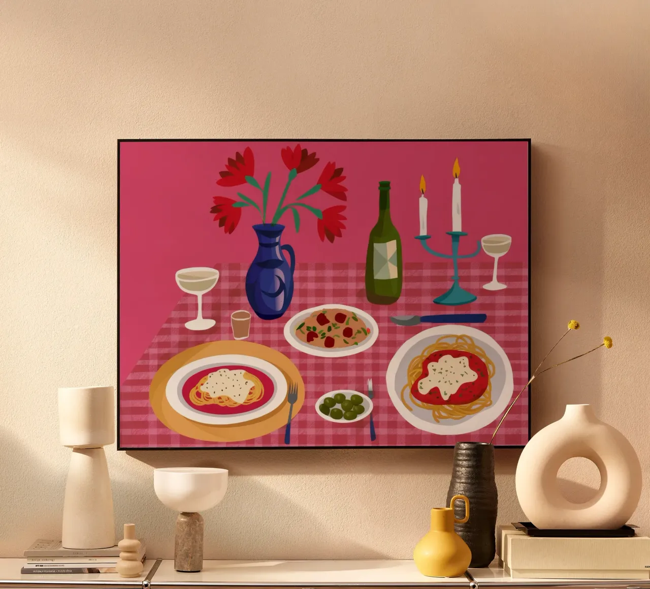 Romantic Dinner Setting plexiglass da Chroma Haven